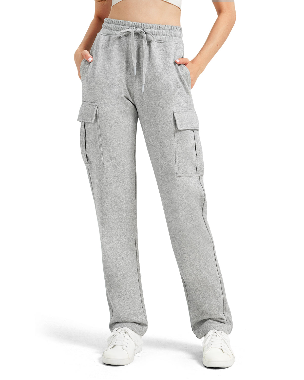 Tall Women's Straight Leg Cargo Sweatpants