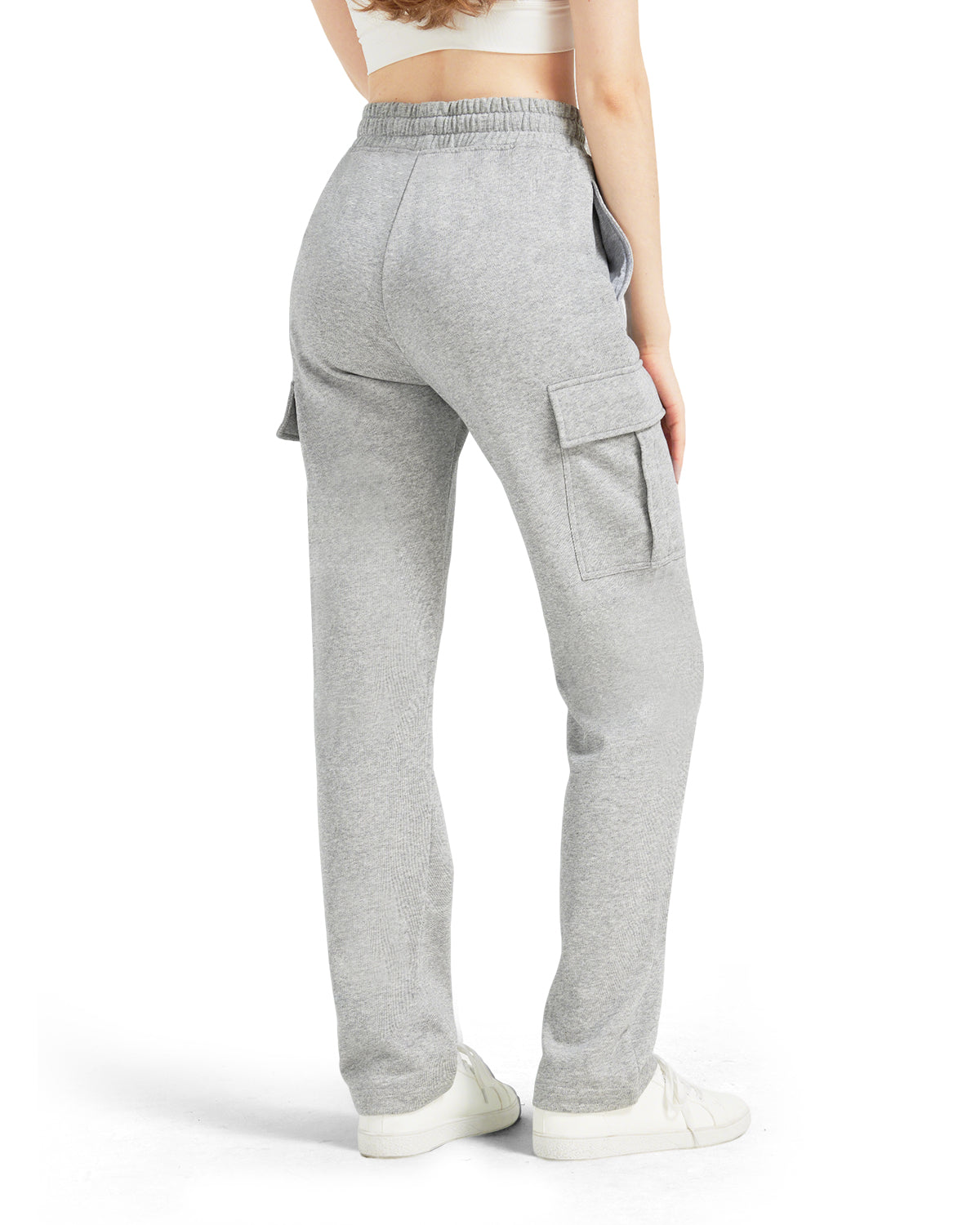 Tall Women's Straight Leg Cargo Sweatpants