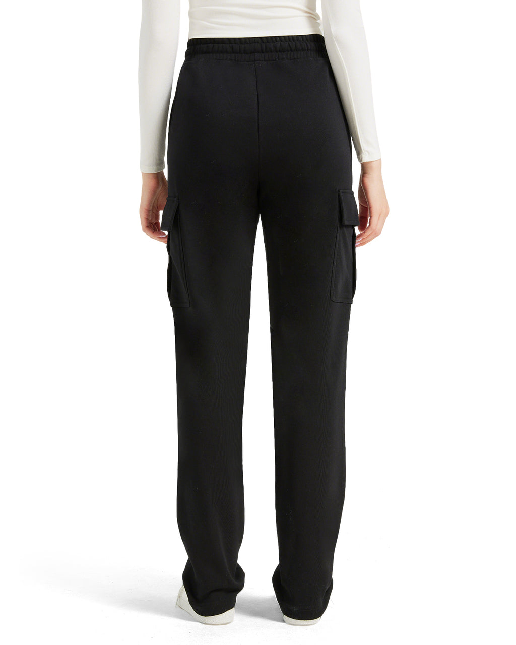 Tall Women's Straight Leg Cargo Sweatpants