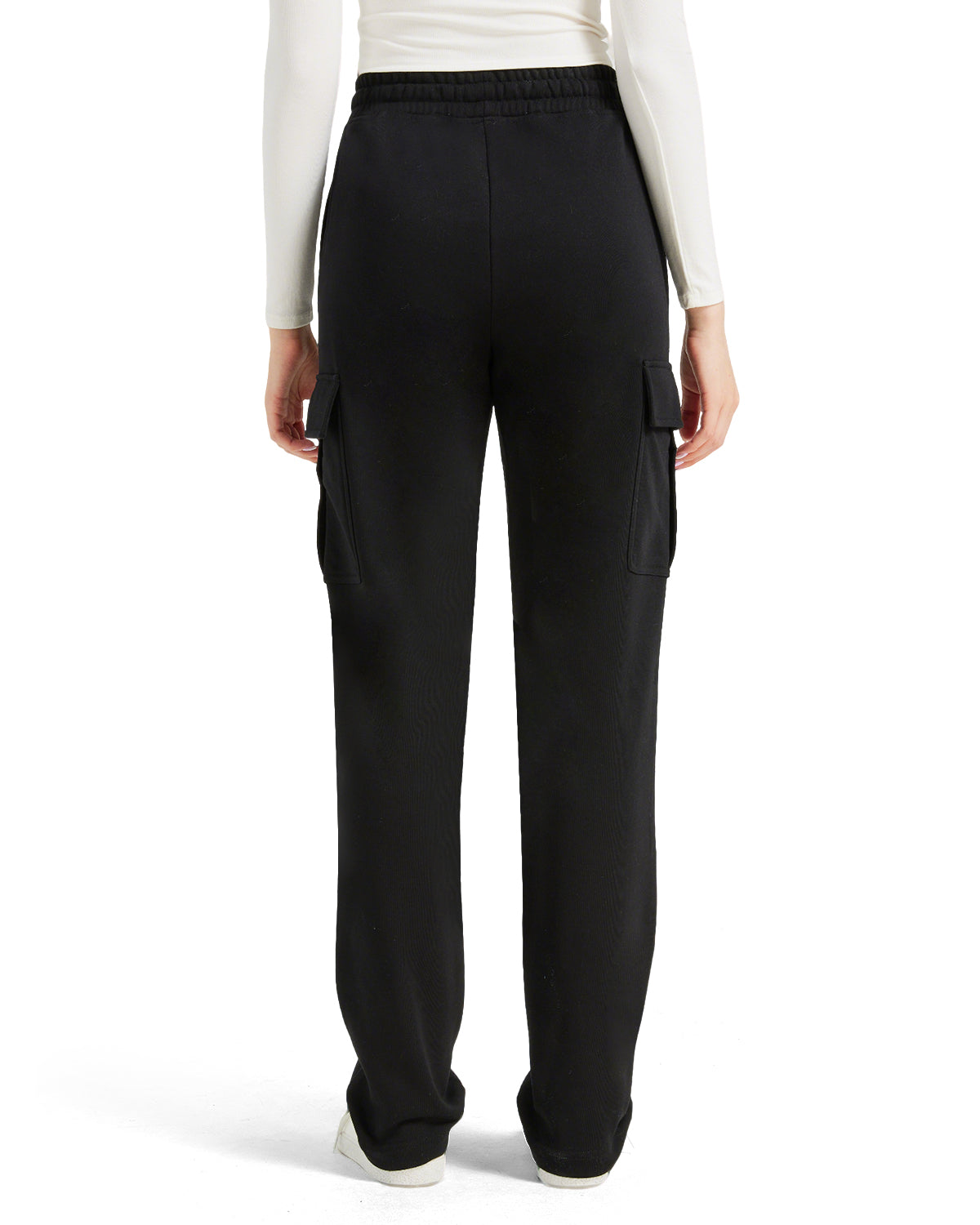 Tall Women's Straight Leg Cargo Sweatpants