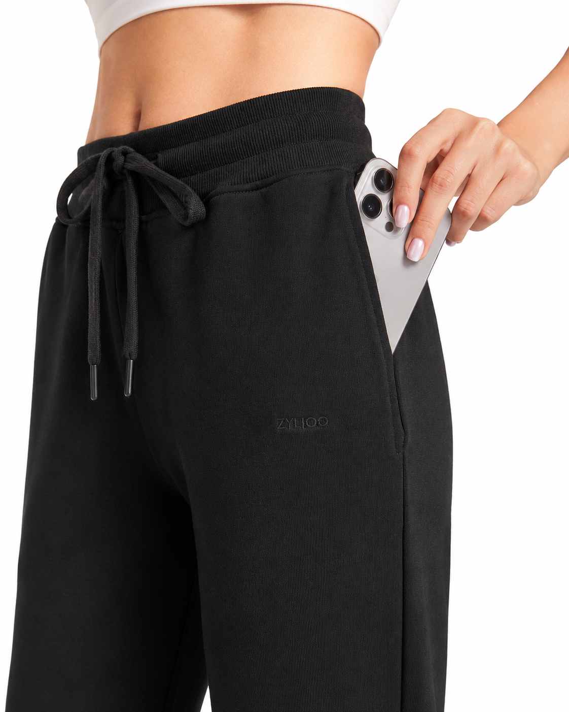 Tall Women's Relaxed Straight Leg Sweatpants with Pockets