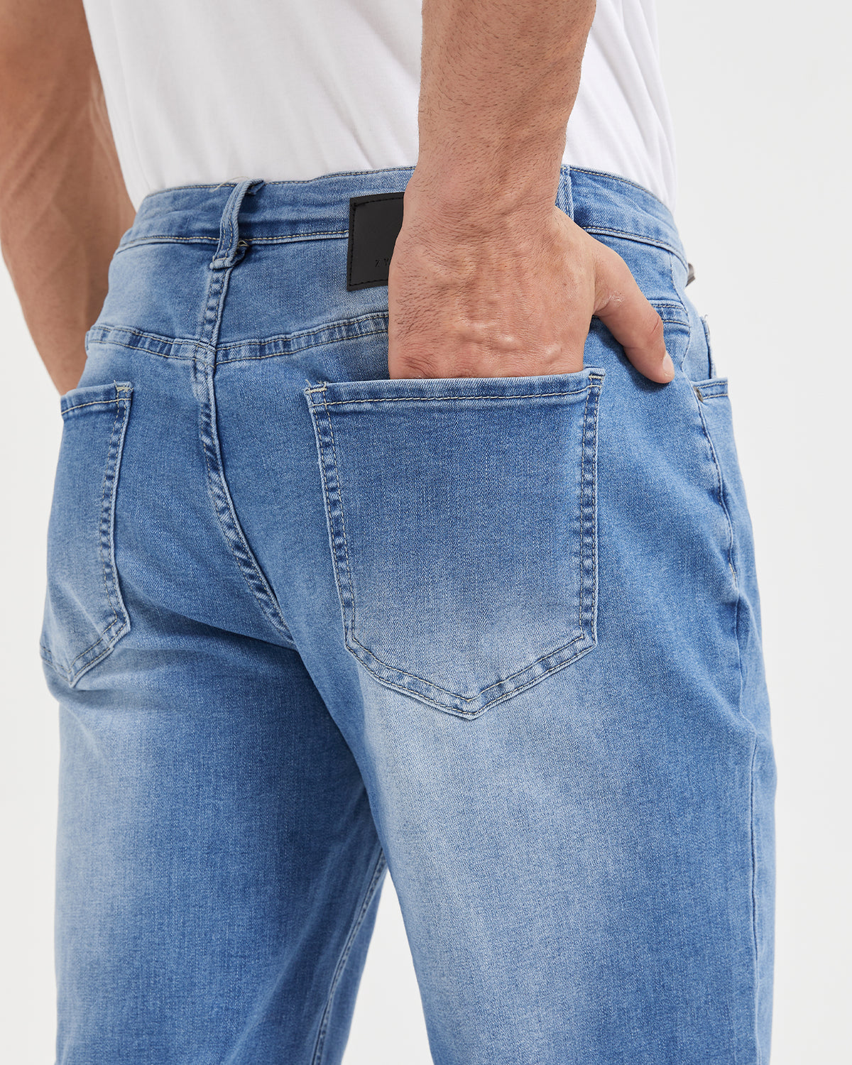 Tall Men's Slim Fit Stretch Jeans 34/36 Inseam