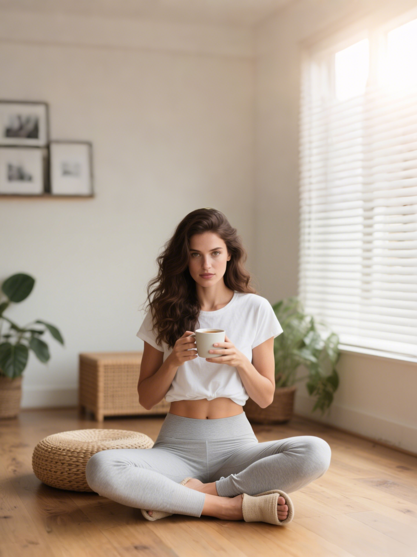 Tall Women's Cotton Leggings with Side Pockets