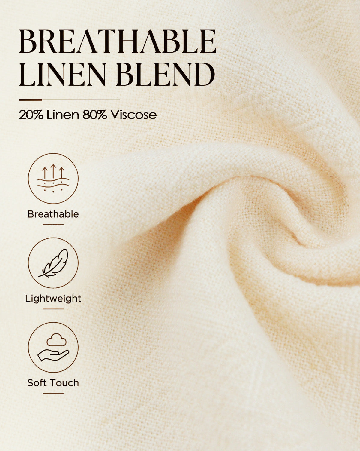 Women’s Tall Linen Wide Leg Pants with Pockets
