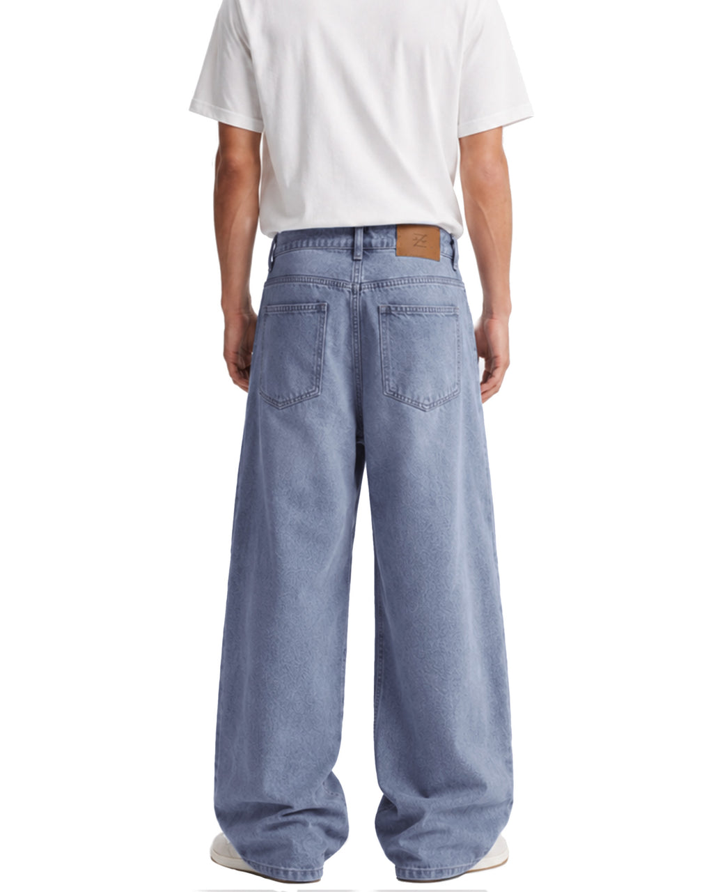 Tall Men's Baggy Jeans 33/35 Inseam Loose Fit Denim