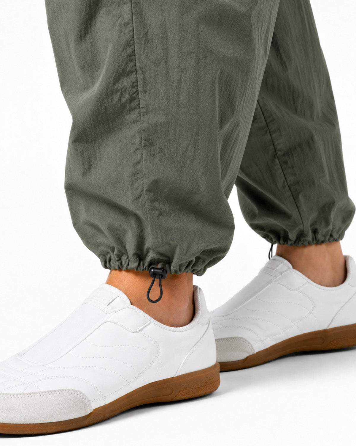 Tall Women's Baggy Parachute Pants with Adjustable Hem