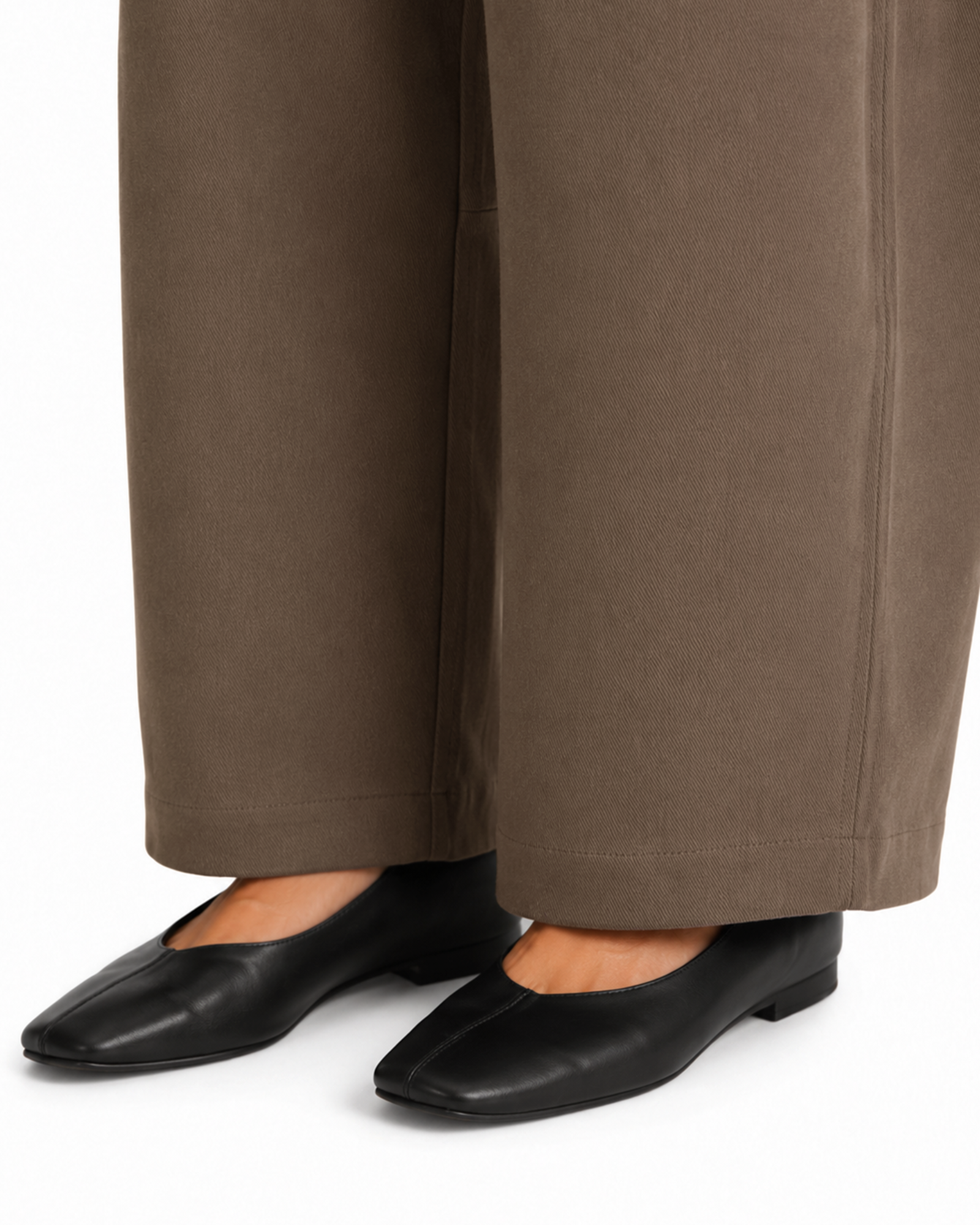 Tall Women's Cotton Stretch Barrel Leg Pants
