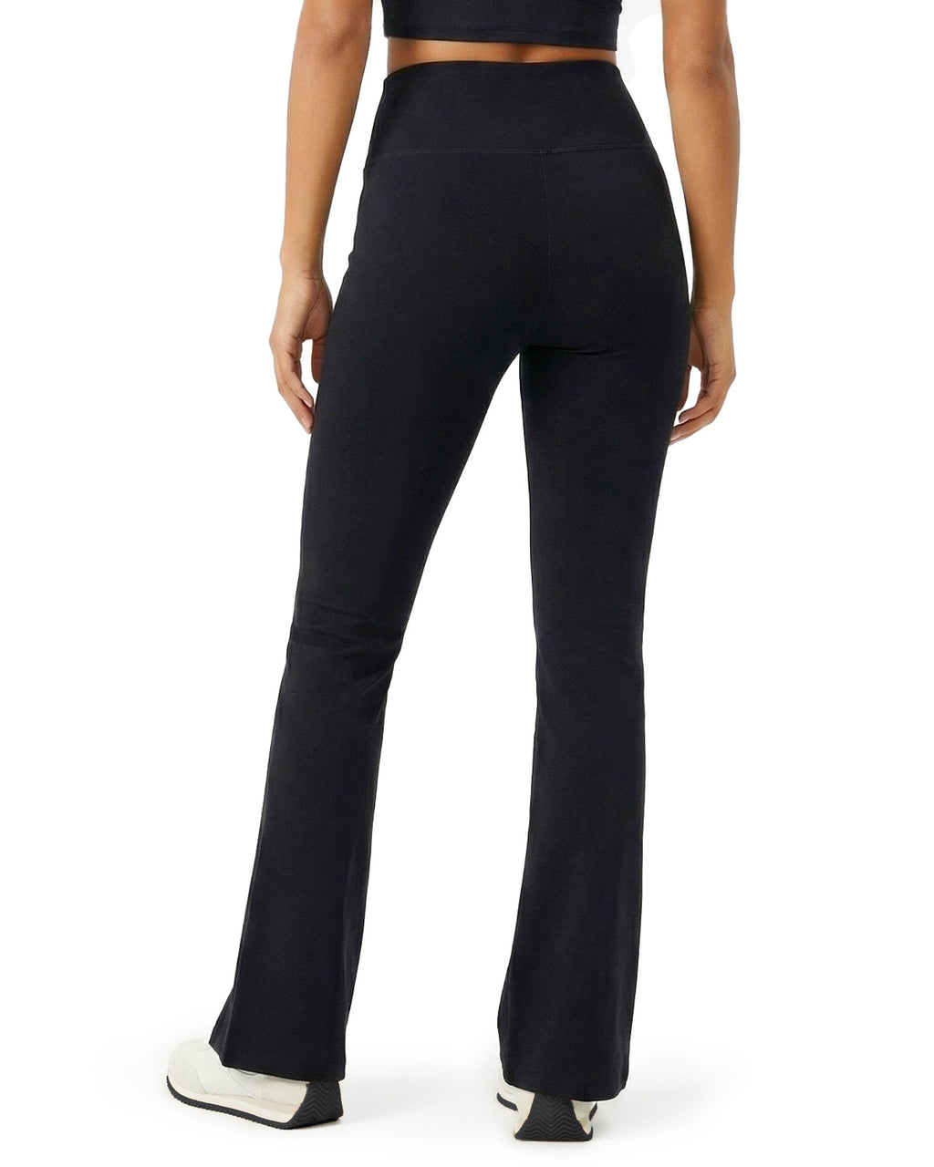 Tall Women's Cotton Flare Leggings with Side Pocket