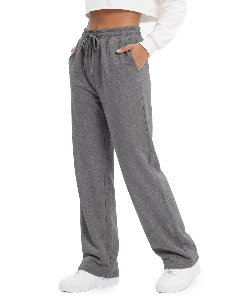Tall Women's Wide Leg Sweatpants with Pockets