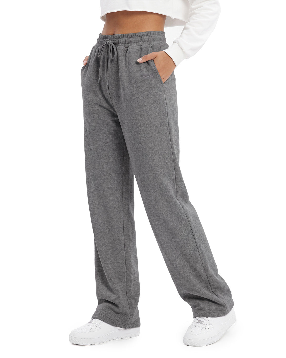 Tall Women's Wide Leg Sweatpants with Pockets