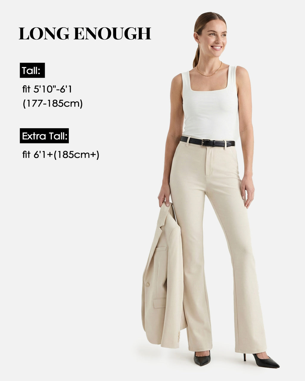 Tall Womens Flare Yoga Pants 32/34 Inseam