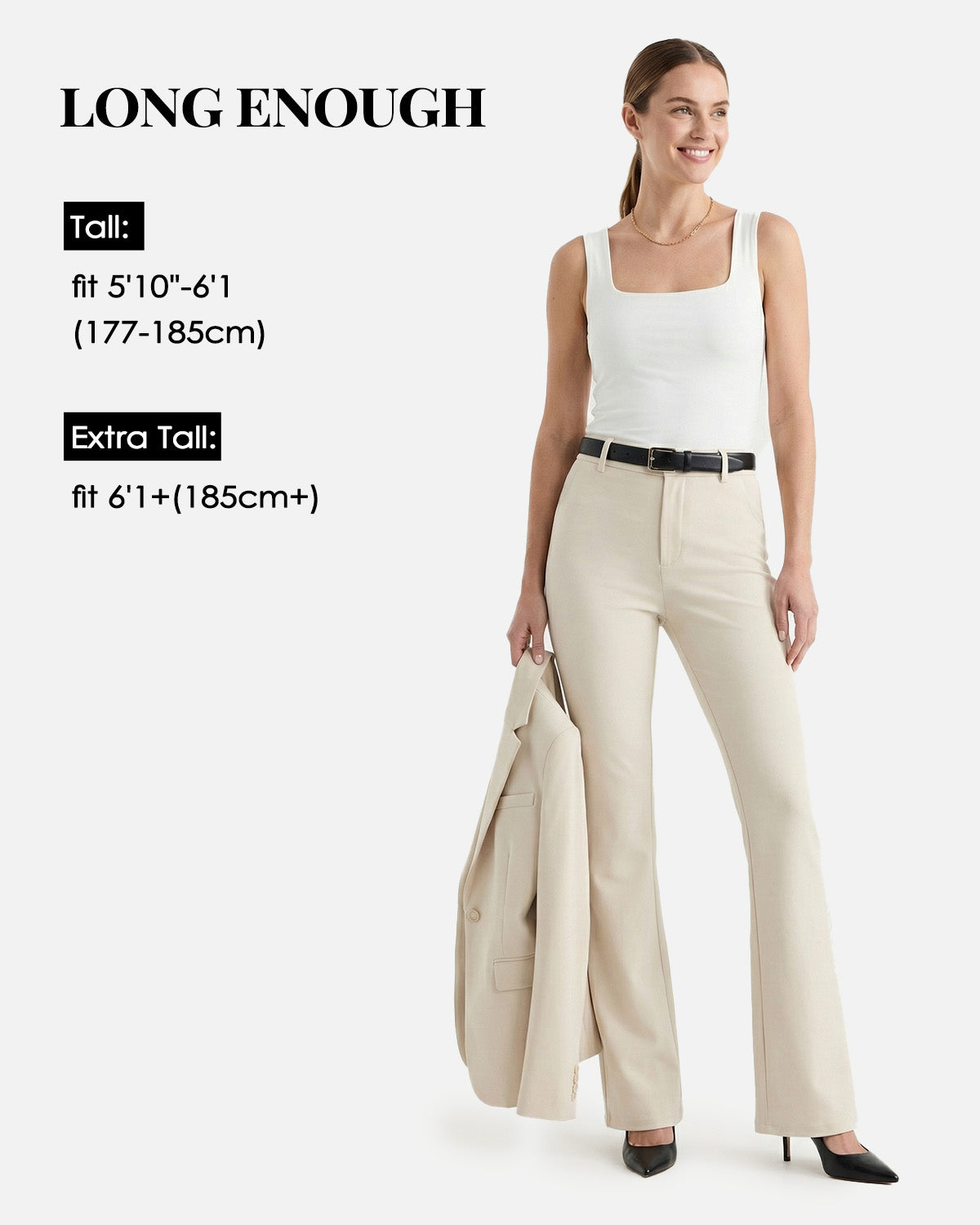Tall Womens Flare Yoga Pants 32/34 Inseam