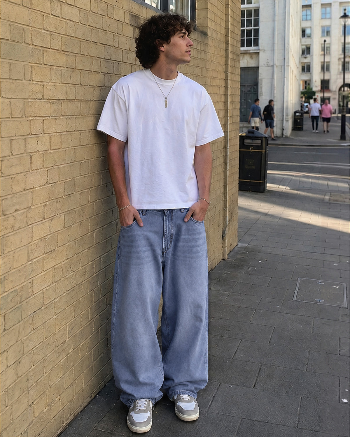 Tall Men's Baggy Jeans 33/35 Inseam Loose Fit Denim