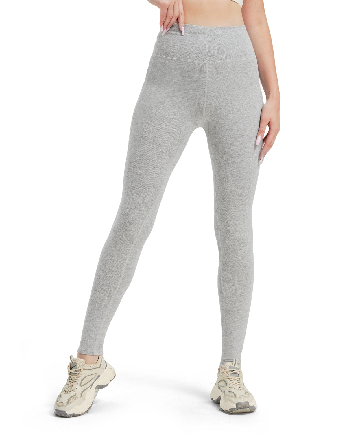 Tall Women's Cotton Leggings with Side Pockets