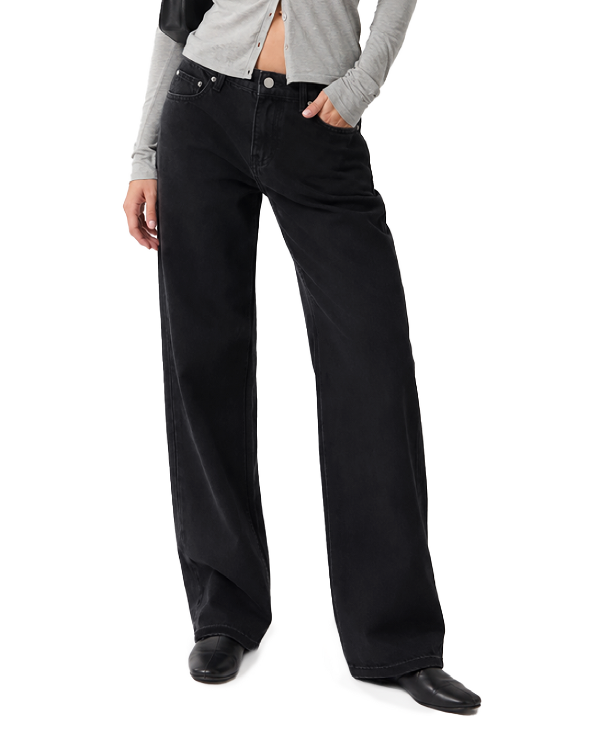 Tall Women's Baggy Wide Leg Jeans 32/34 Inseam