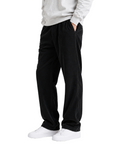 Tall Men's Corduroy Pants Straight Leg with Drawstring Waist