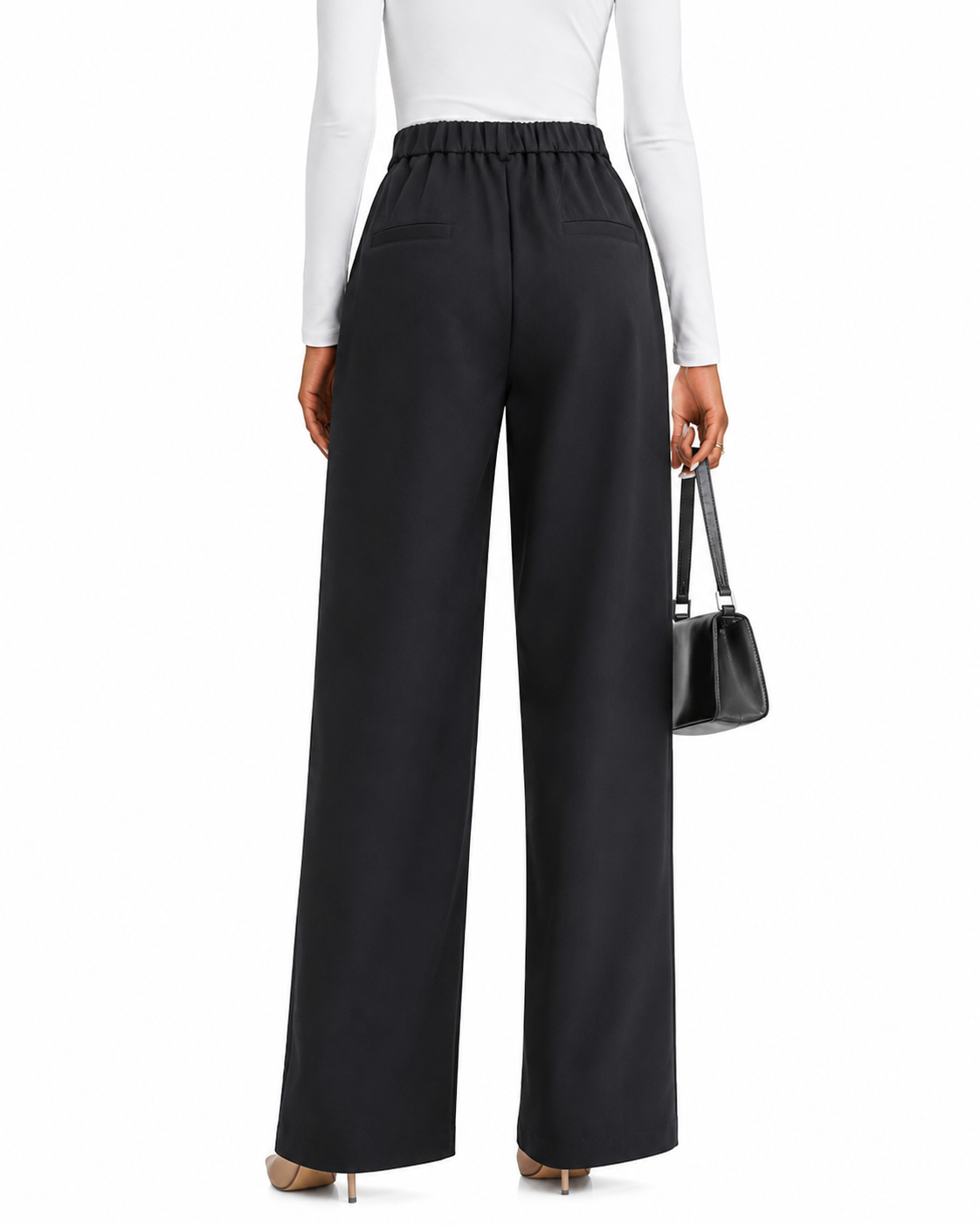Zylioo Tall Women’s Wide Leg Dress Pants with Pockets