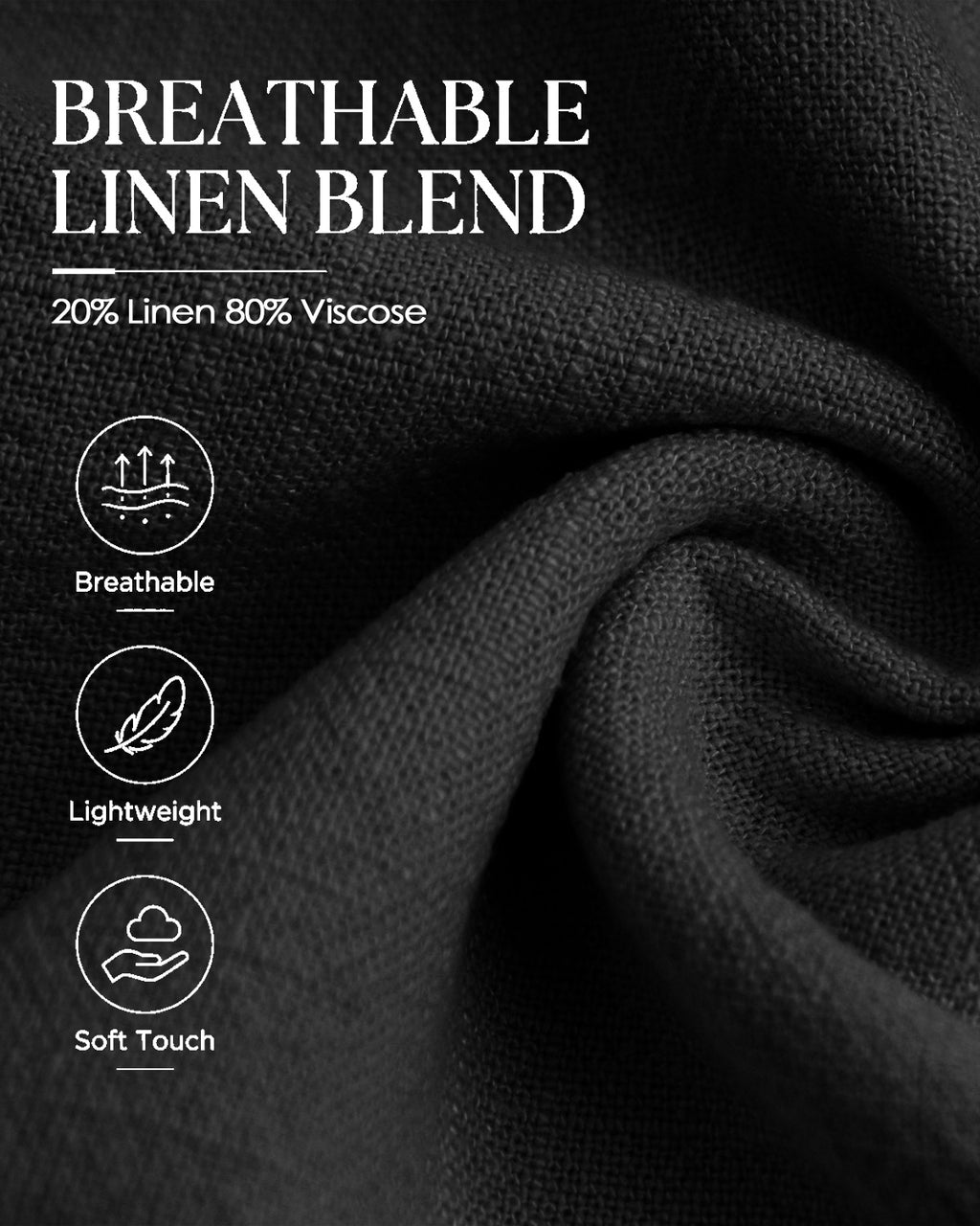 Women’s Tall Linen Wide Leg Pants with Pockets