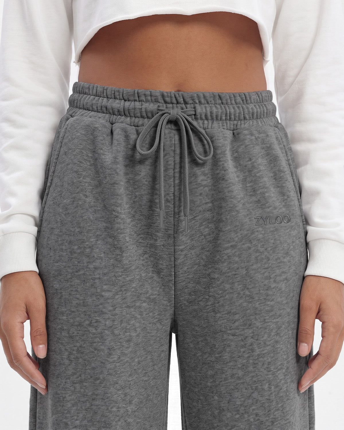 Tall Women's Wide Leg Sweatpants with Pockets