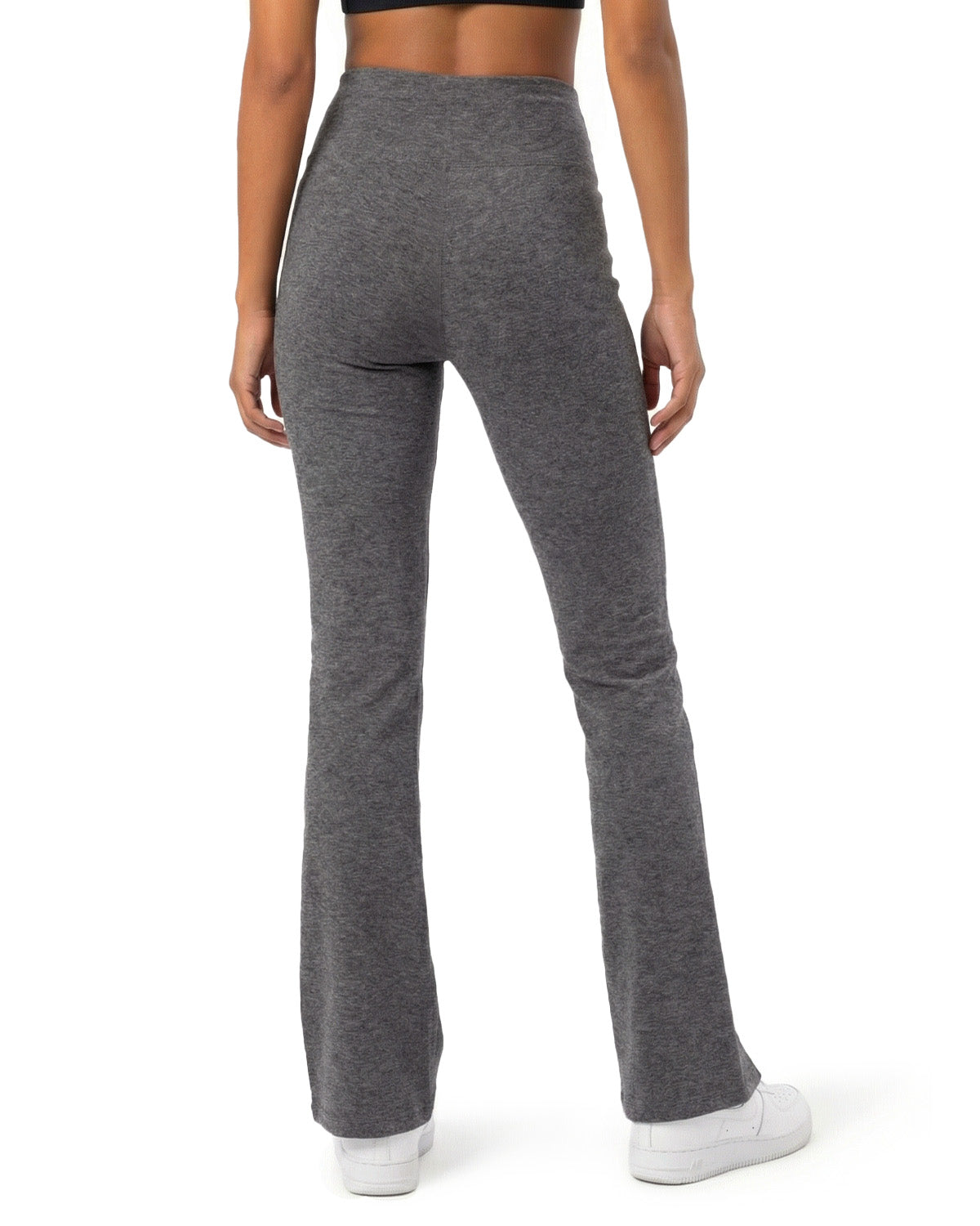 Tall Women's Cotton Flare Leggings with Side Pocket