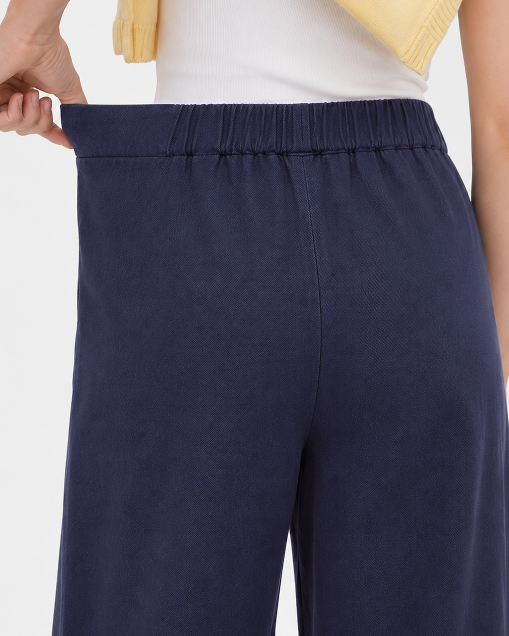 Tall Women's Cotton Stretch Barrel Leg Pants