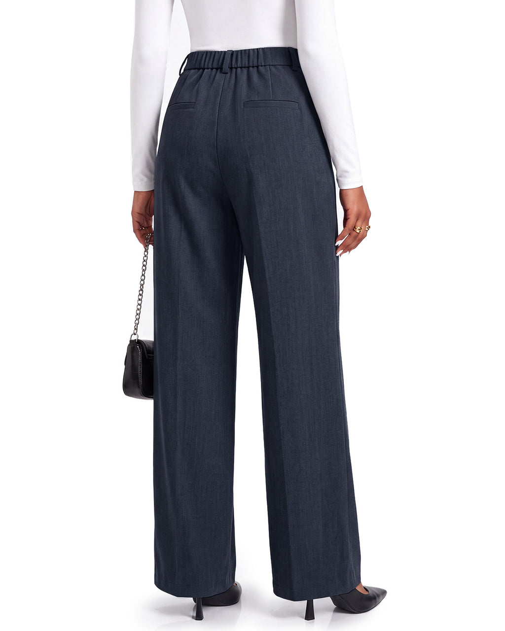 Zylioo Tall Women’s Wide Leg Dress Pants with Pockets