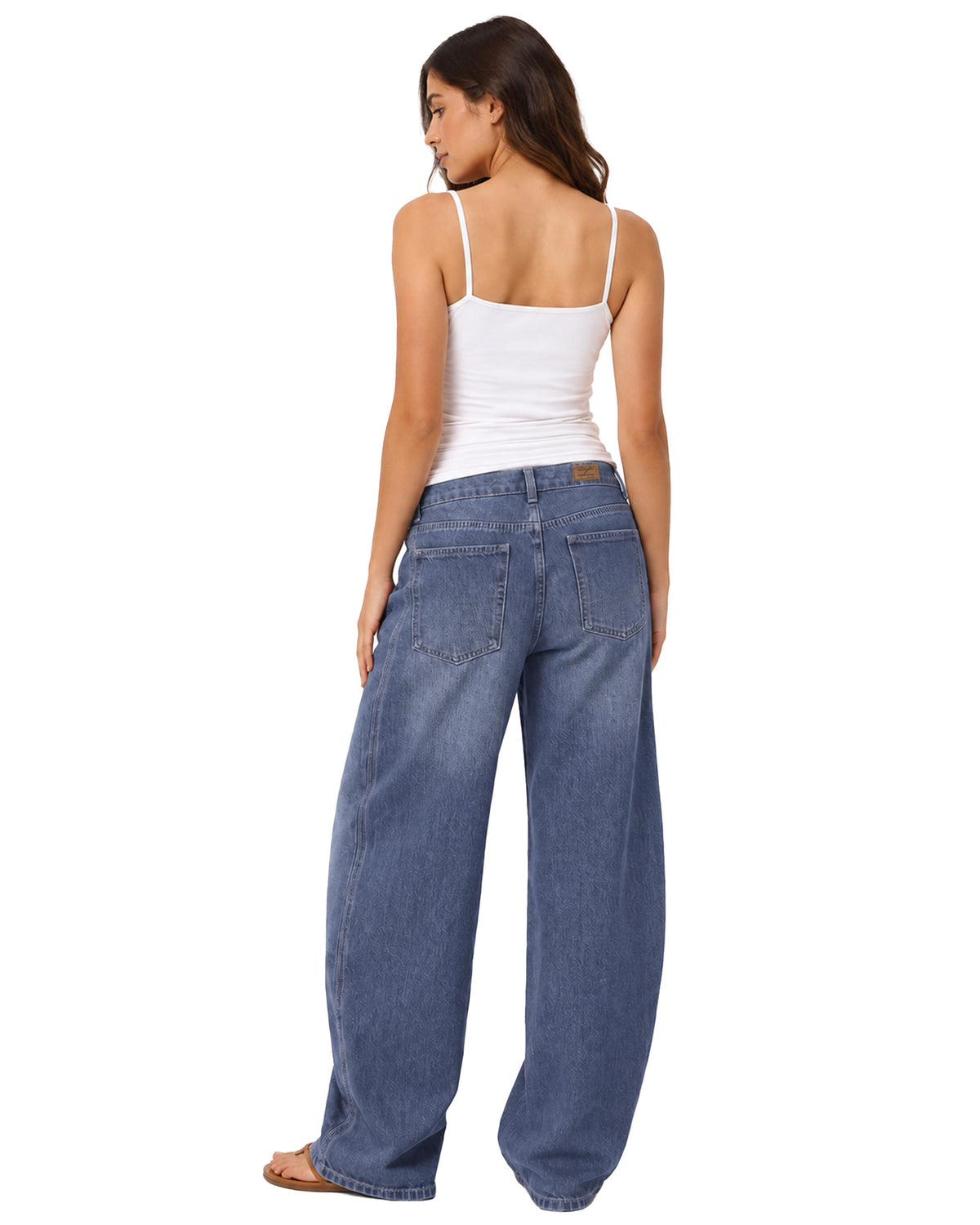 Tall Women's Barrel Leg Jeans 32/34 Inseam