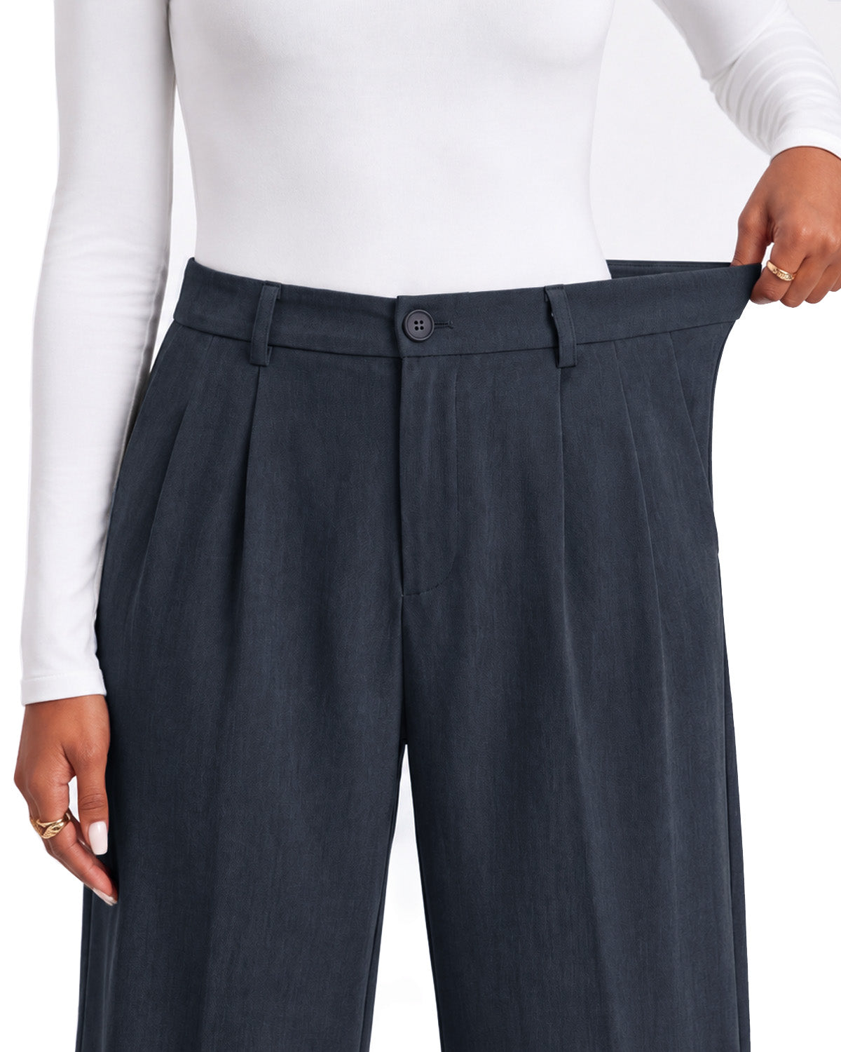 Zylioo Tall Women’s Wide Leg Dress Pants with Pockets