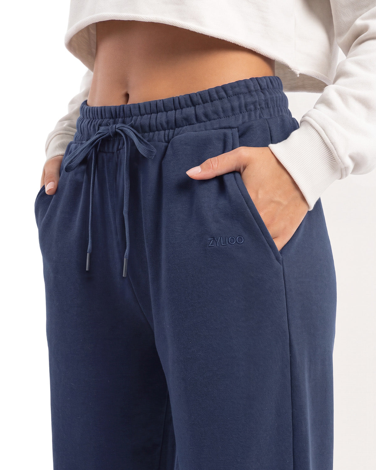 Tall Women's Wide Leg Sweatpants with Pockets
