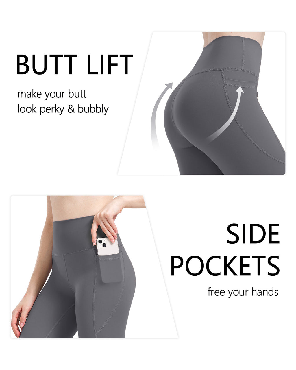 Tall Women's Sculpting Leggings with Side Pockets
