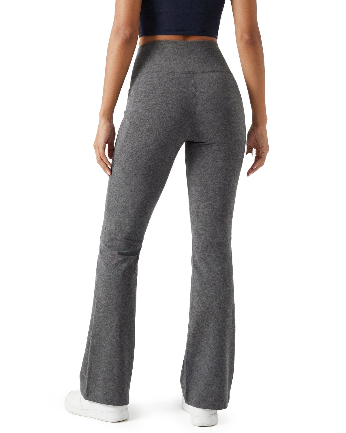 Tall Women's Cotton Flare Leggings with Side Pocket