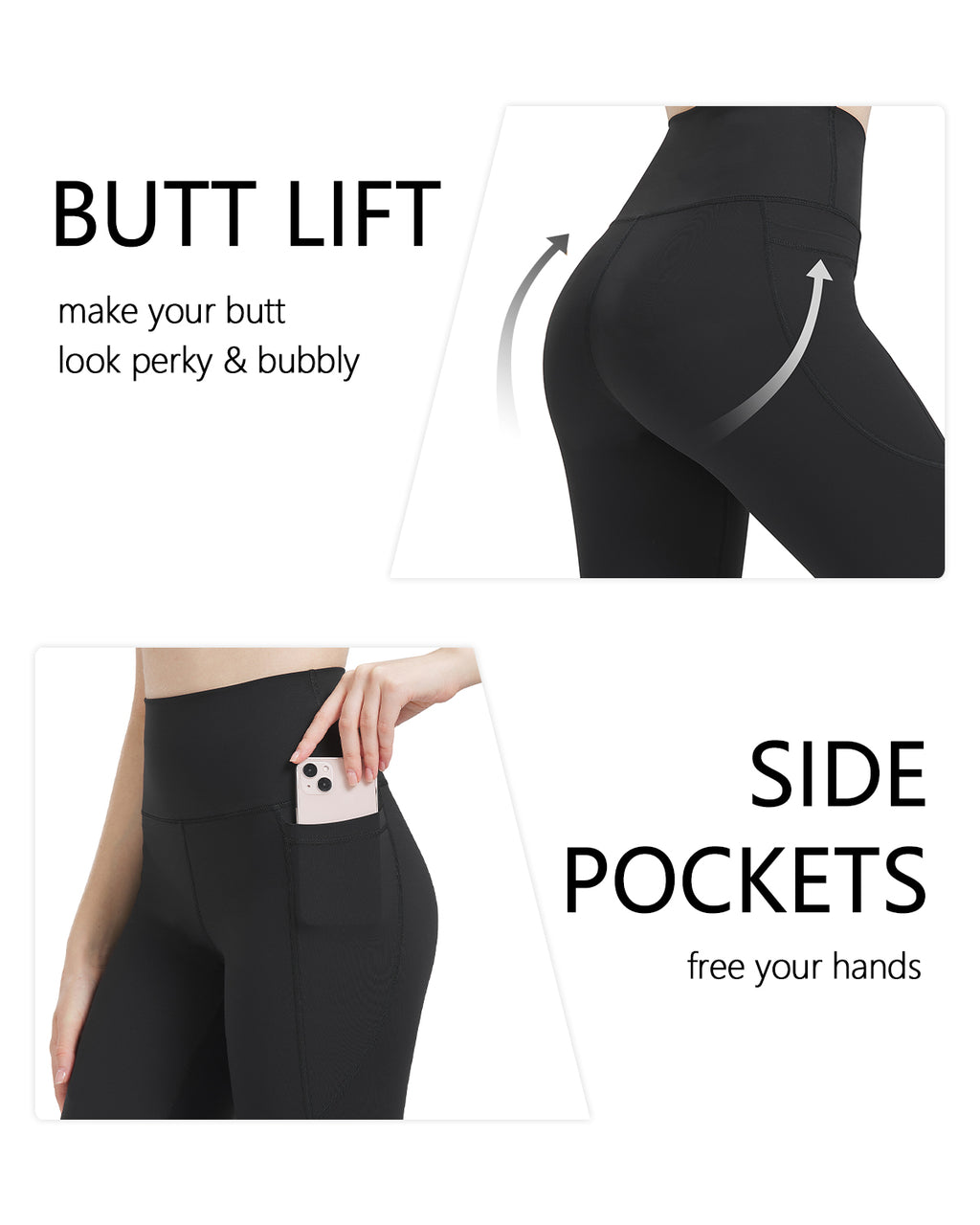 Tall Women's Sculpting Leggings with Side Pockets