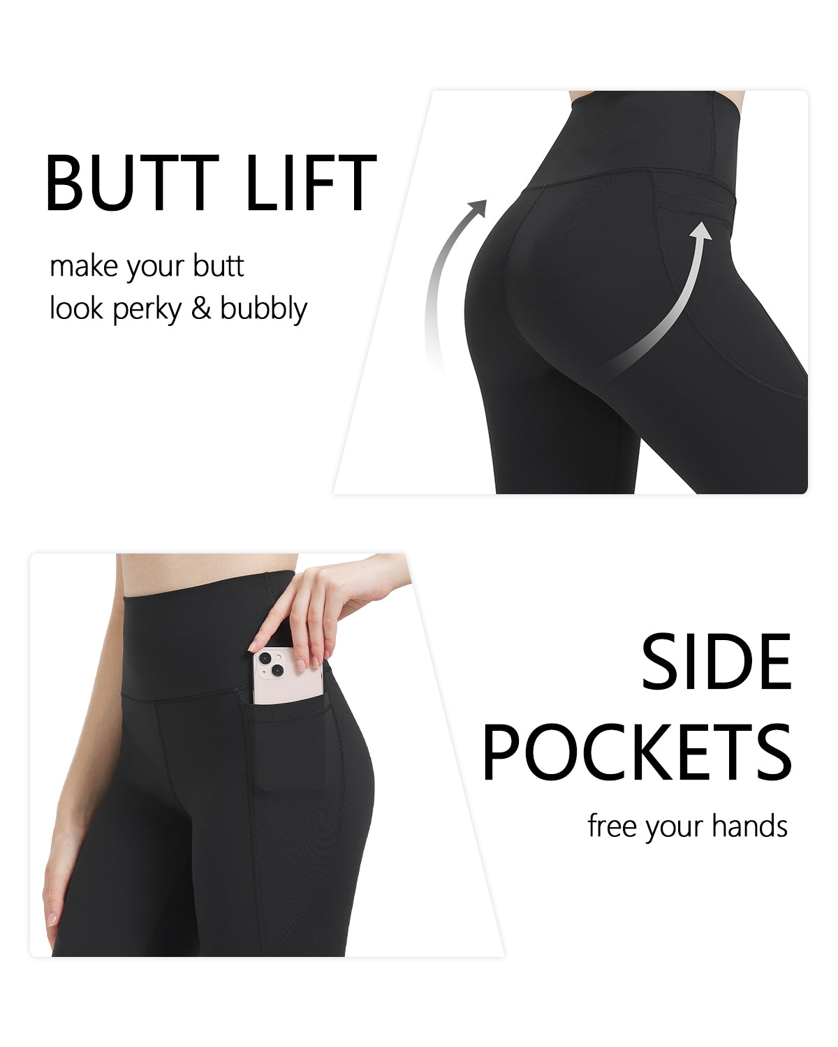 Tall Women's Sculpting Leggings with Side Pockets