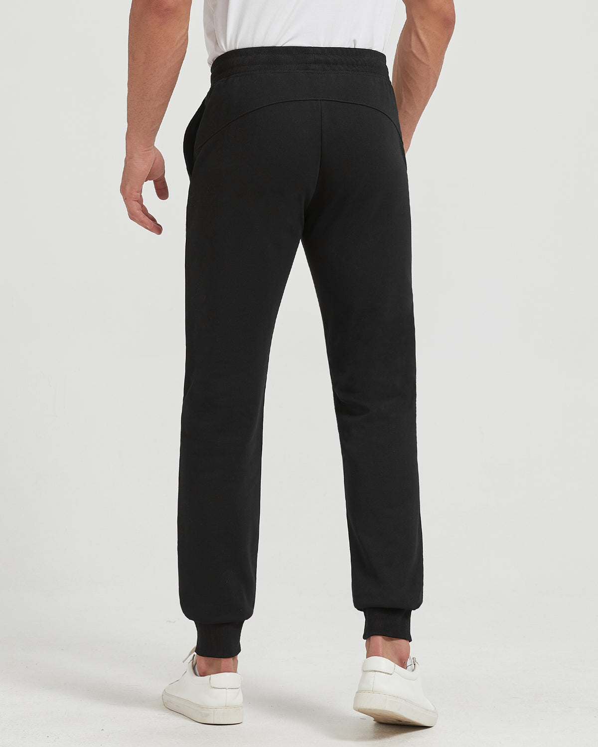 Zylioo Tall Men's Jogger Sweatpants 34"/36" Inseam with Ribbed Cuffs