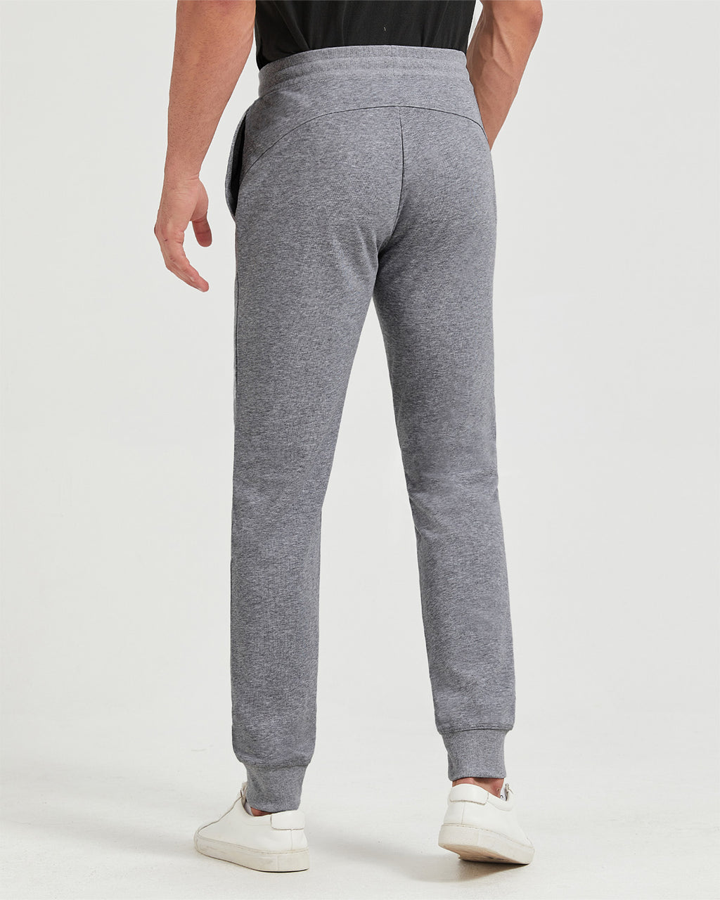Zylioo Tall Men's Jogger Sweatpants 34"/36" Inseam with Ribbed Cuffs