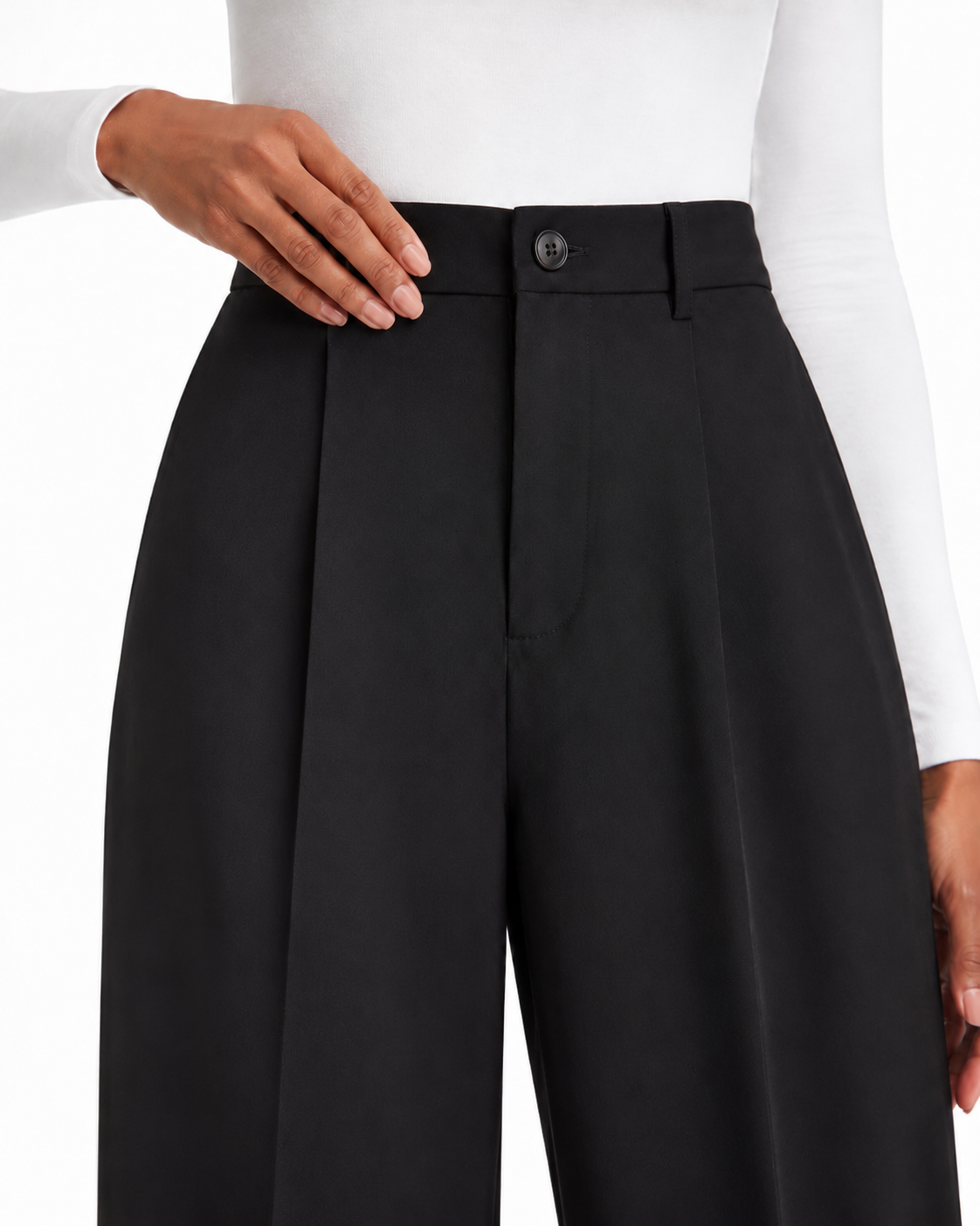 Zylioo Tall Women’s Wide Leg Dress Pants with Pockets