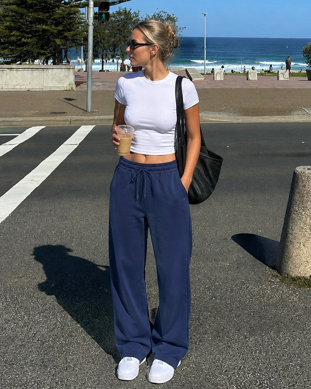 Tall Women's Wide Leg Sweatpants with Pockets