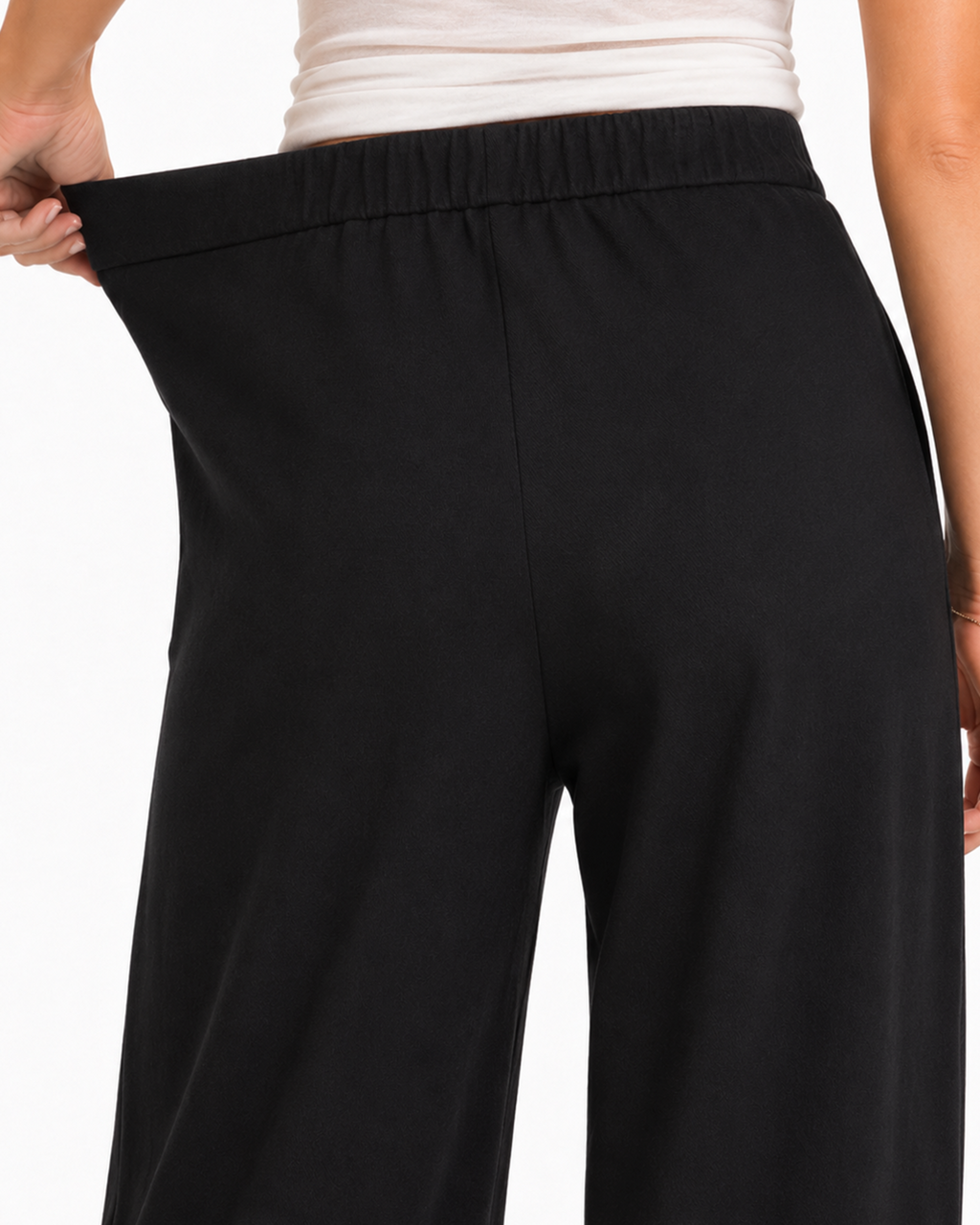 Tall Women's Cotton Stretch Barrel Leg Pants