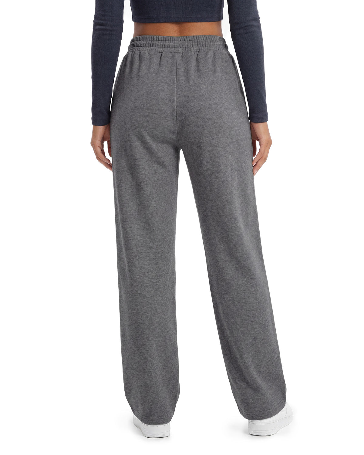 Tall Women's Wide Leg Sweatpants with Front Seam