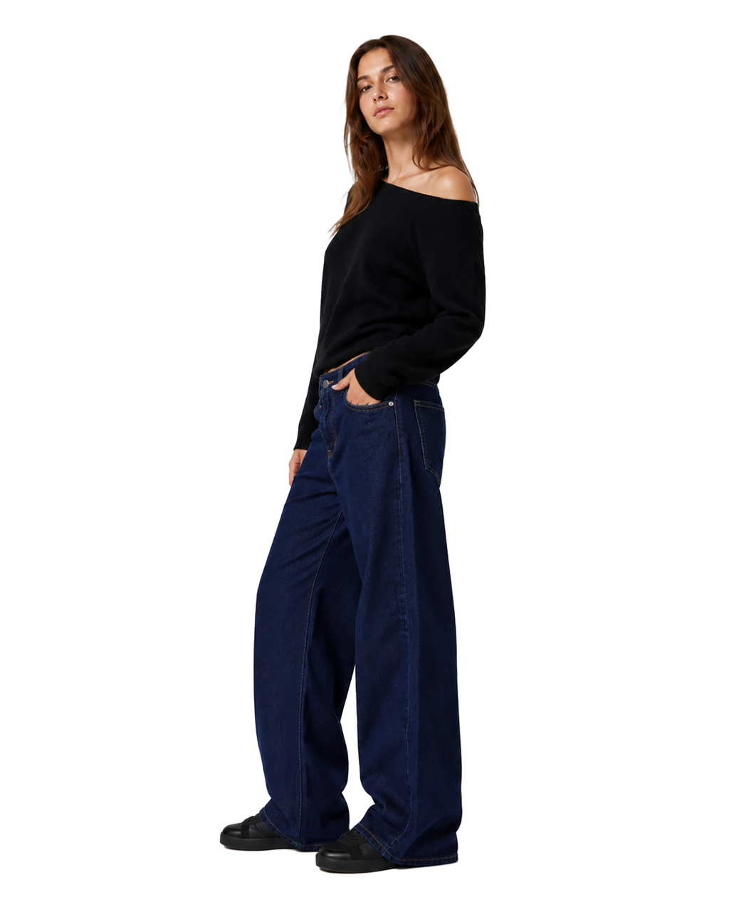 Tall Women's Baggy Wide Leg Jeans 32/34 Inseam