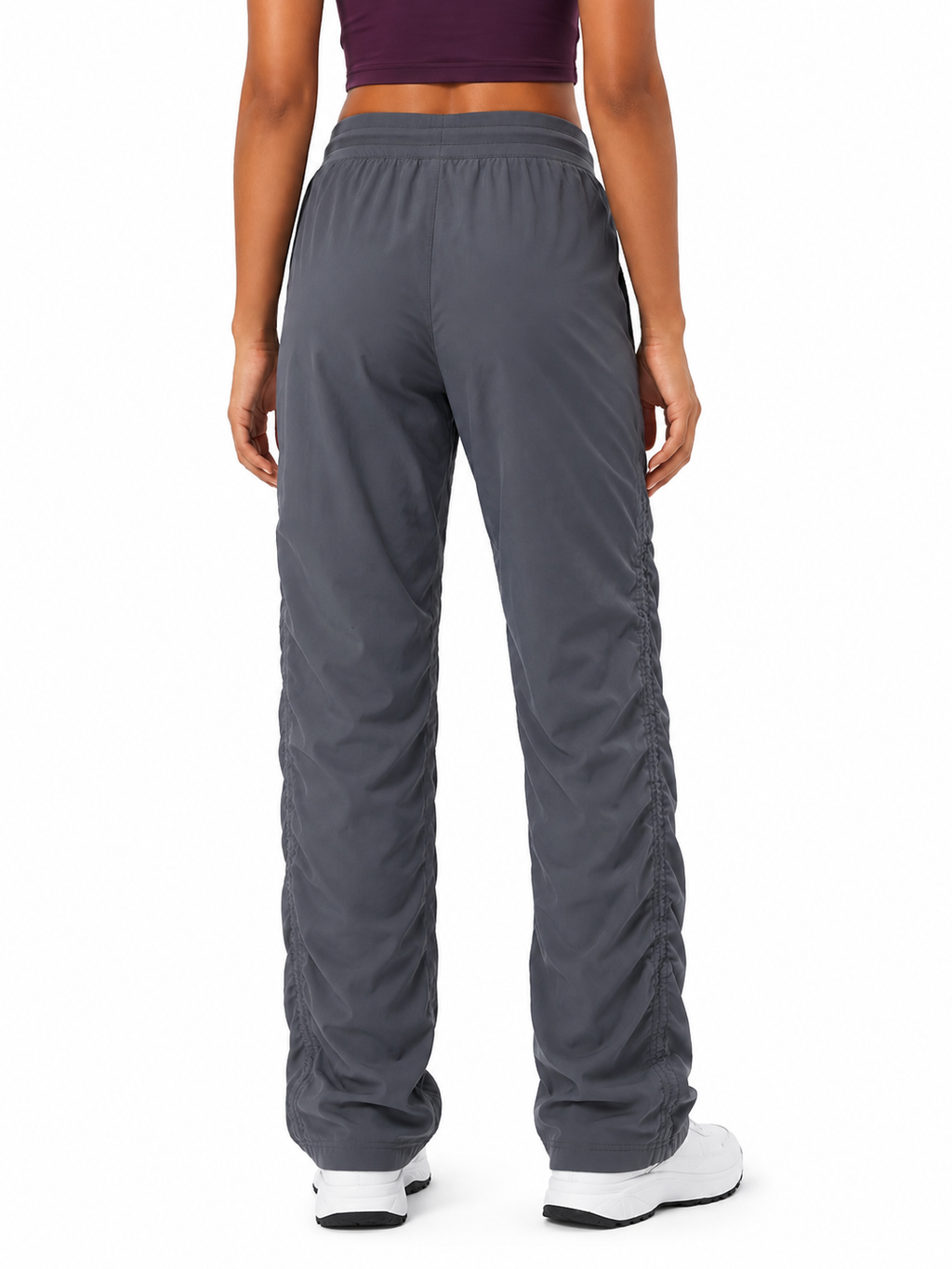 Tall Women's Quick Dry Ruched Hiking Joggers with Pockets