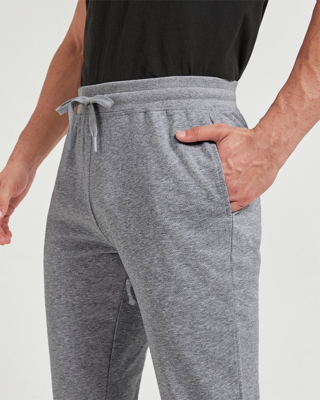 Zylioo Tall Men's Jogger Sweatpants 34"/36" Inseam with Ribbed Cuffs