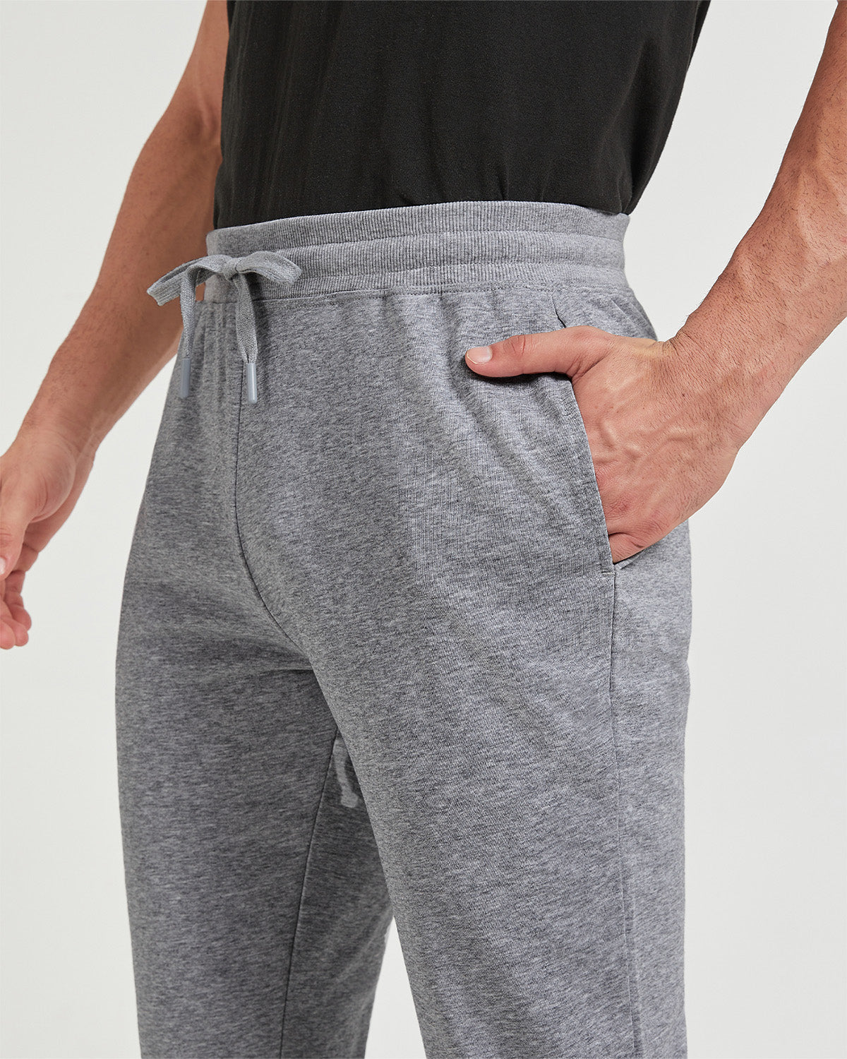 Zylioo Tall Men's Jogger Sweatpants 34"/36" Inseam with Ribbed Cuffs