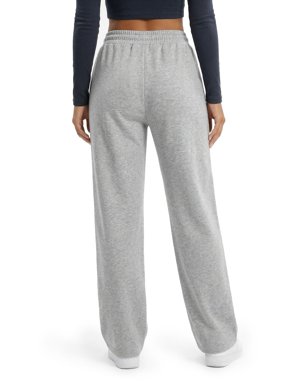 Tall Women's Wide Leg Sweatpants with Front Seam