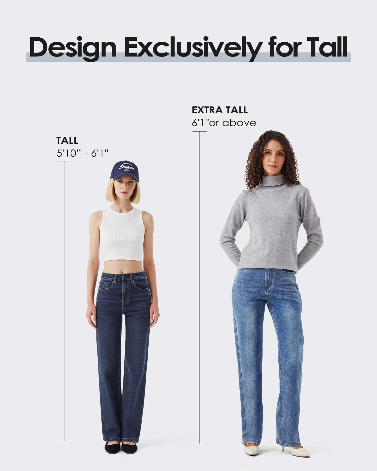 Tall Women's Relaxed Straight Leg Jeans
