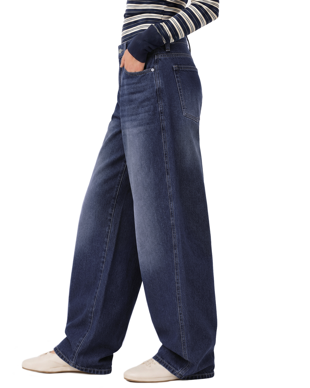 Tall Women's Barrel Leg Jeans 32/34 Inseam