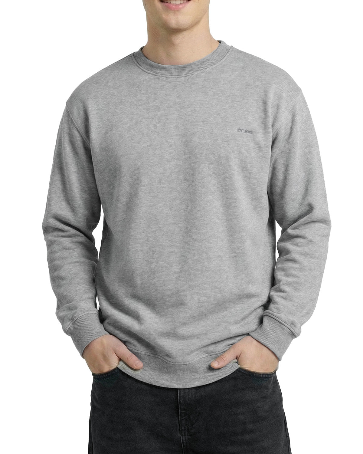 Tall Men's Crewneck Pullover Sweatshirt Long Fit