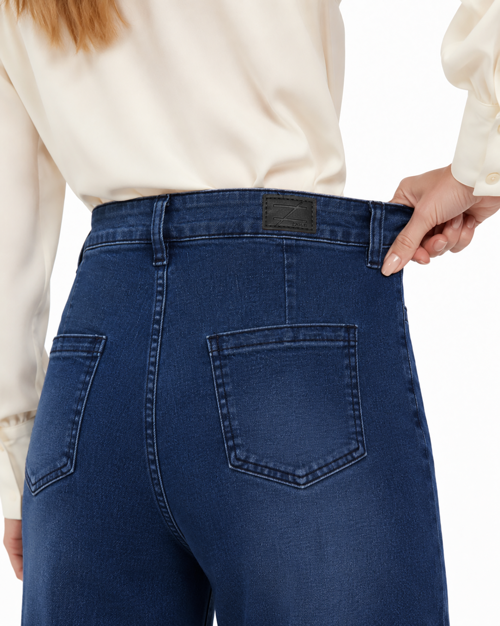 Tall Women's High Waist Wide Leg Jeans 32/34 Inseam