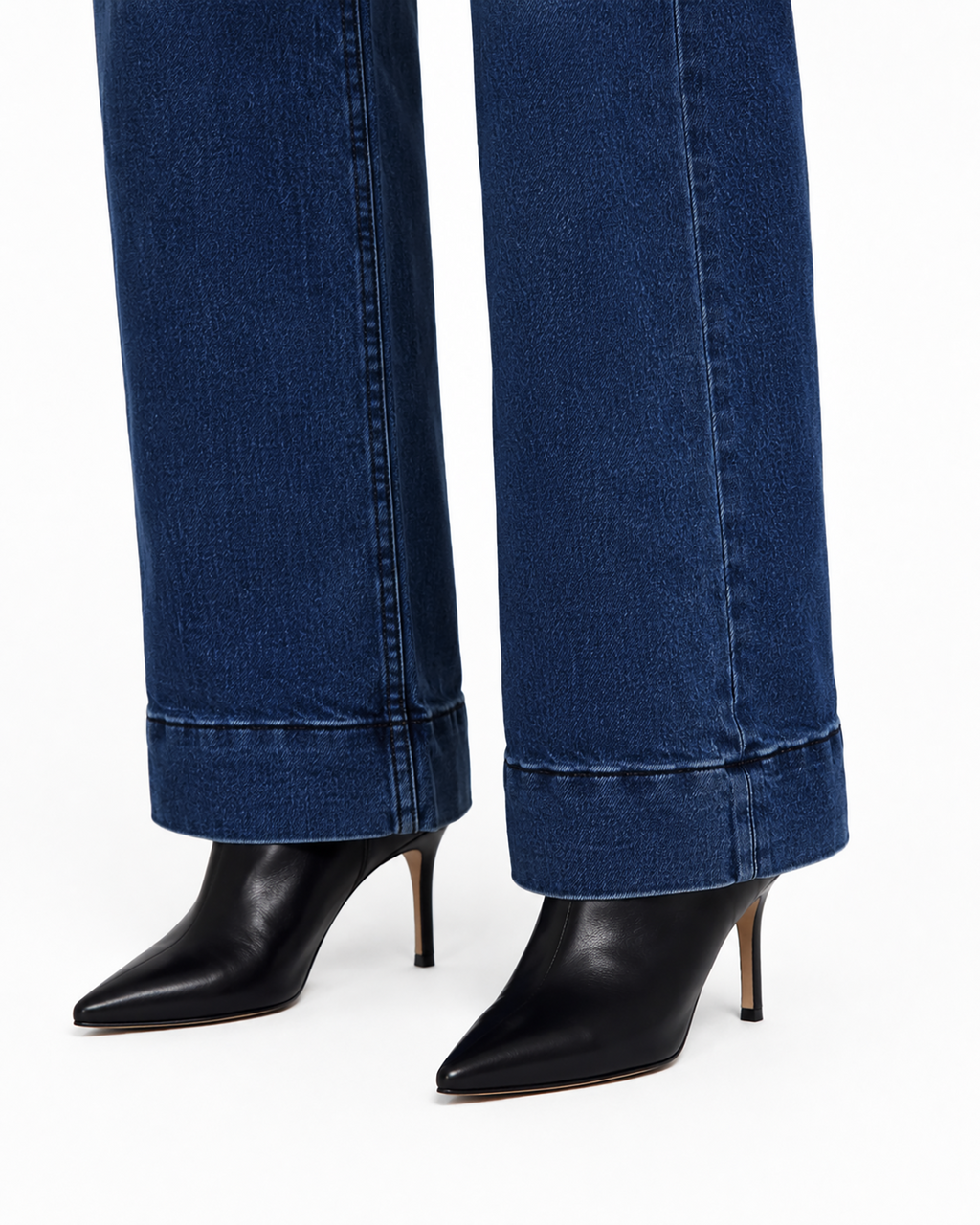 Tall Women's High Waist Wide Leg Jeans 32/34 Inseam