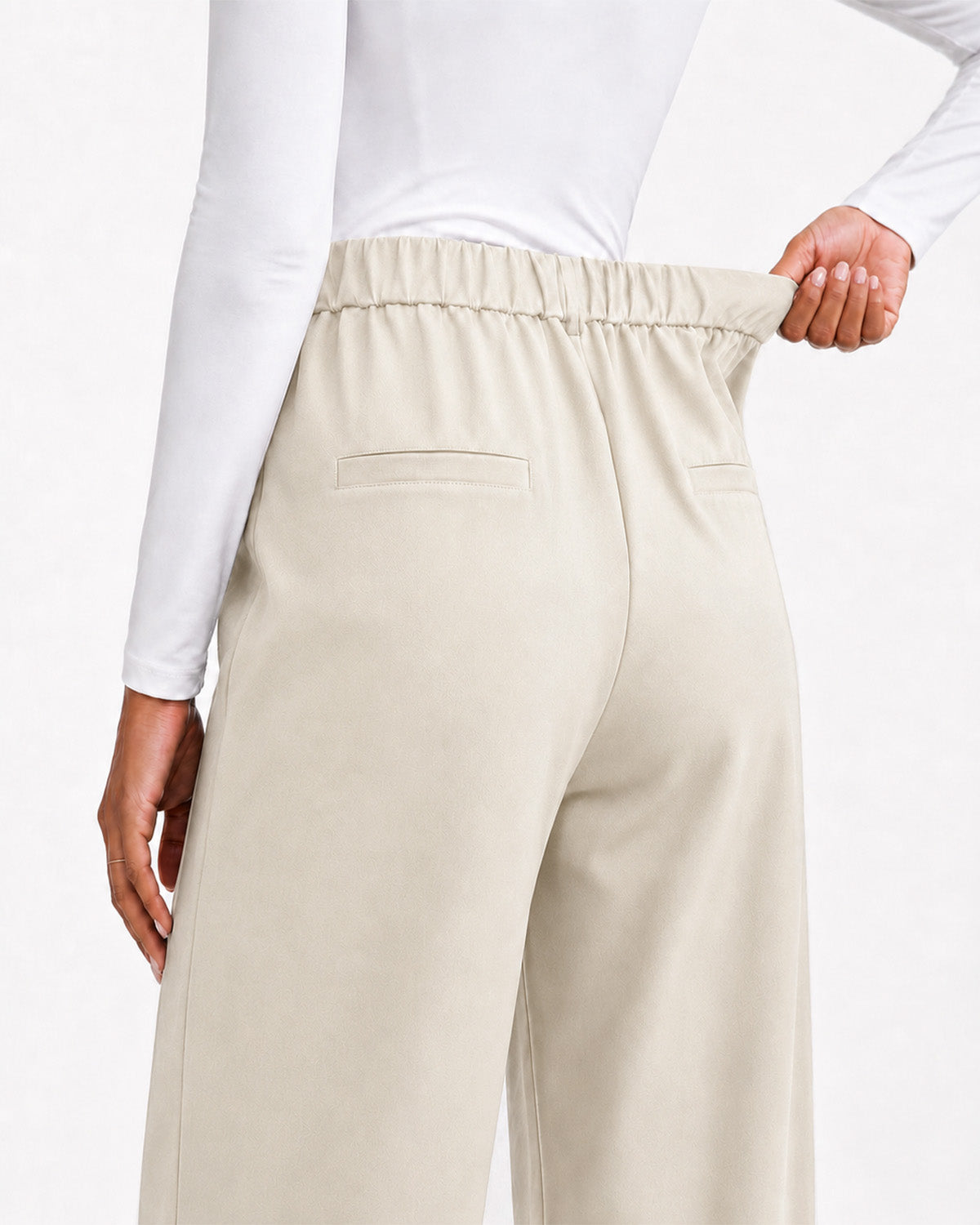 Zylioo Tall Women’s Wide Leg Dress Pants with Pockets